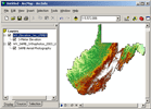 Add WMS image service into ArcMap