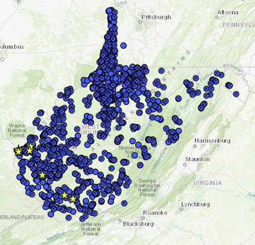  Image of the WV Landslide Tool Website